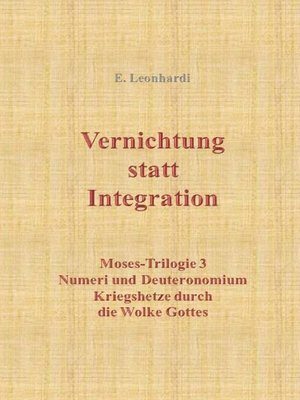 cover image of Vernichtung statt Integration